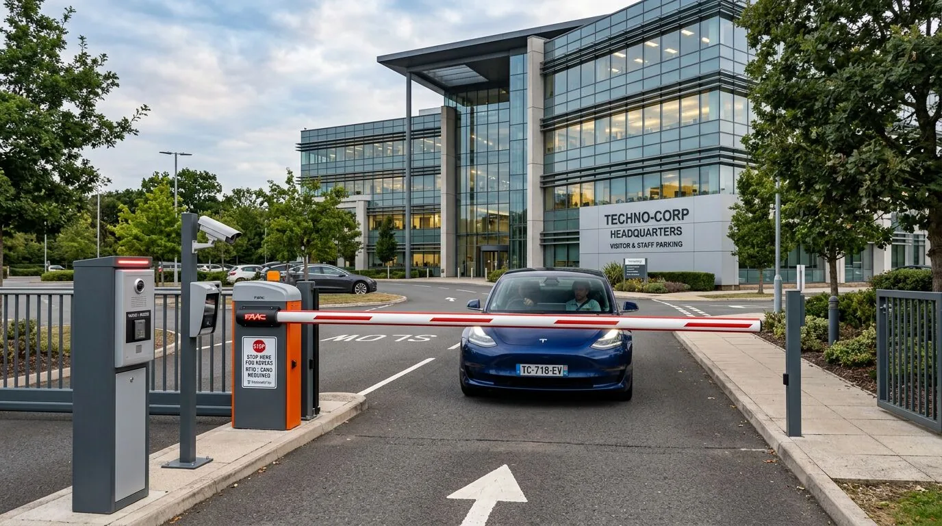 Contrôle accès entreprise SmartLux