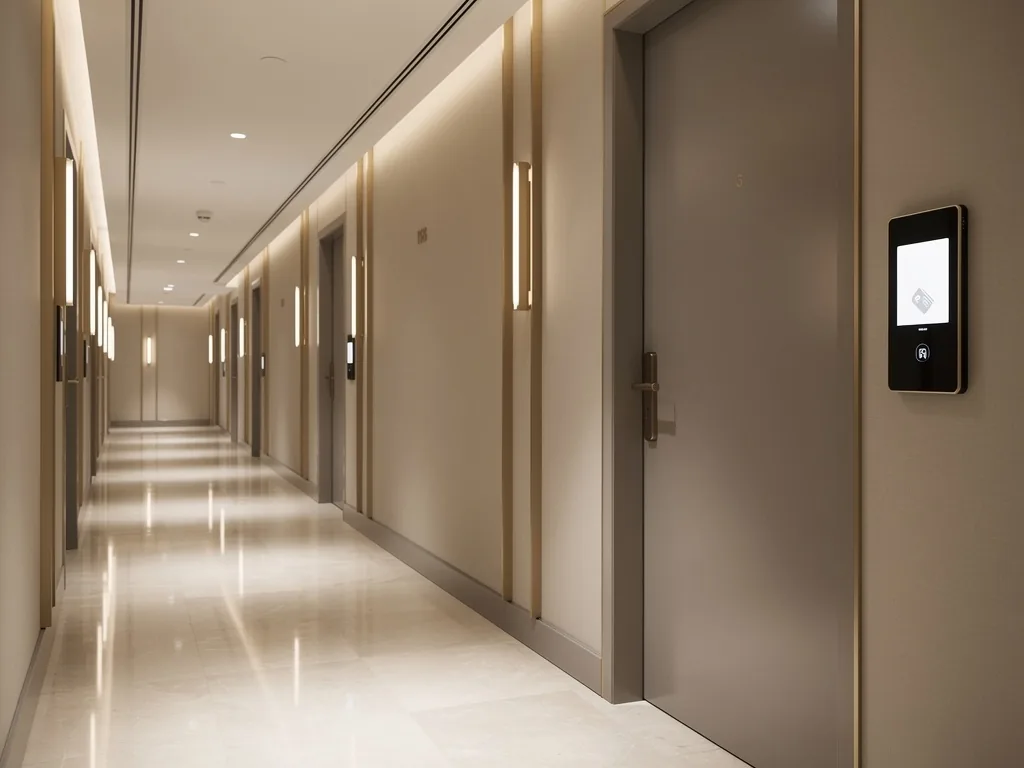 Contrôle d'Accès par Étage hôtel SmartLux